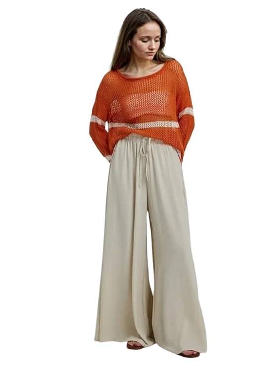 Casual Wide Leg Trouser
