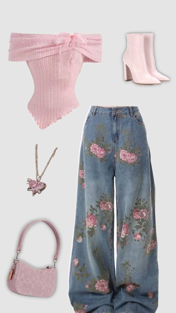 casual pink outfit 🩷