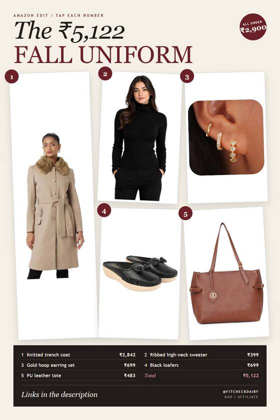 The ₹5,100 Fall Uniform   5 Amazon Pieces, Num