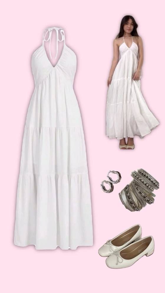 White summer dress